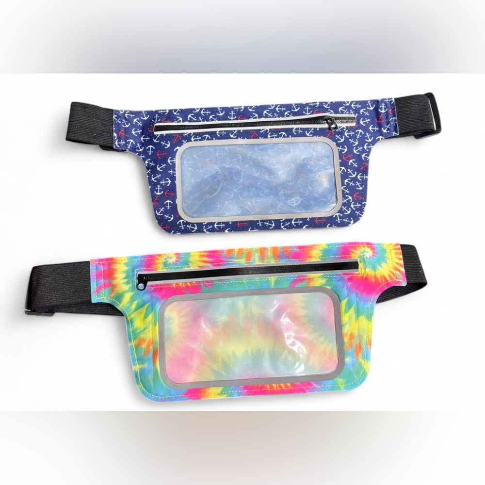2- NO BOUNDARIES WATERPROOF WINDOW BUM BAGS